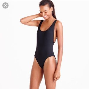 Jcrew scoopback one-piece swimsuit